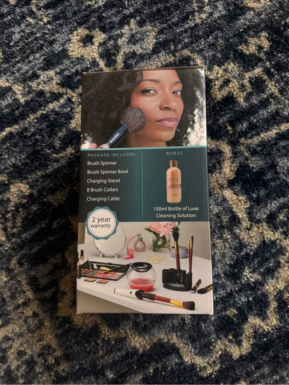 Adjustable Electric Makeup Brush Cleaner - Cream